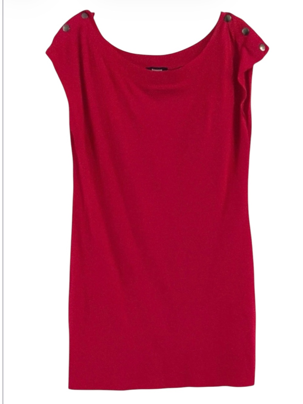 Express Raspberry Pink Knit Boat Neck Mini Dress Size S